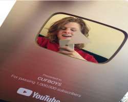 The Youtuber is honoured with the Silver Play Button by the YouTube team.
